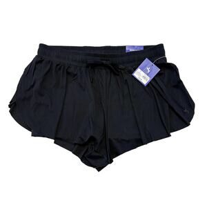 NWT JoyLab Flowy Flutter Running Lounge Shorts Black | Size L